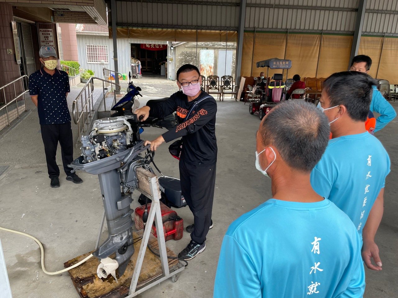 台南進入水患期，將軍區公所、消防隊辦防汛演練。記者周宗禎／翻攝