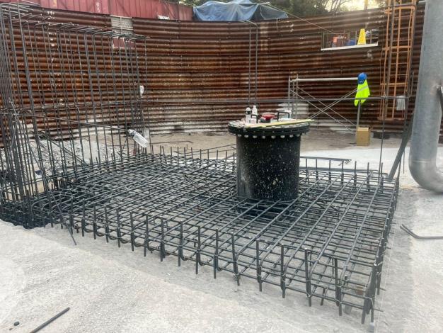 115年1月到達井窨井大底鋼筋綁紮