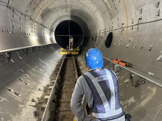 115年3月潛盾洞道管路鋼管安裝定位測量