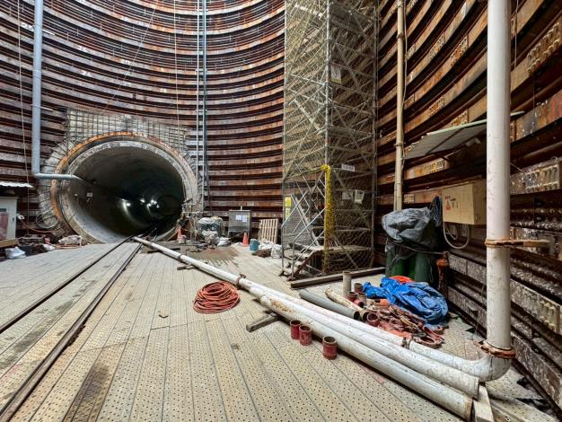 115年1月二工區發進井潛盾隧道往發進井第八輪進灌漿