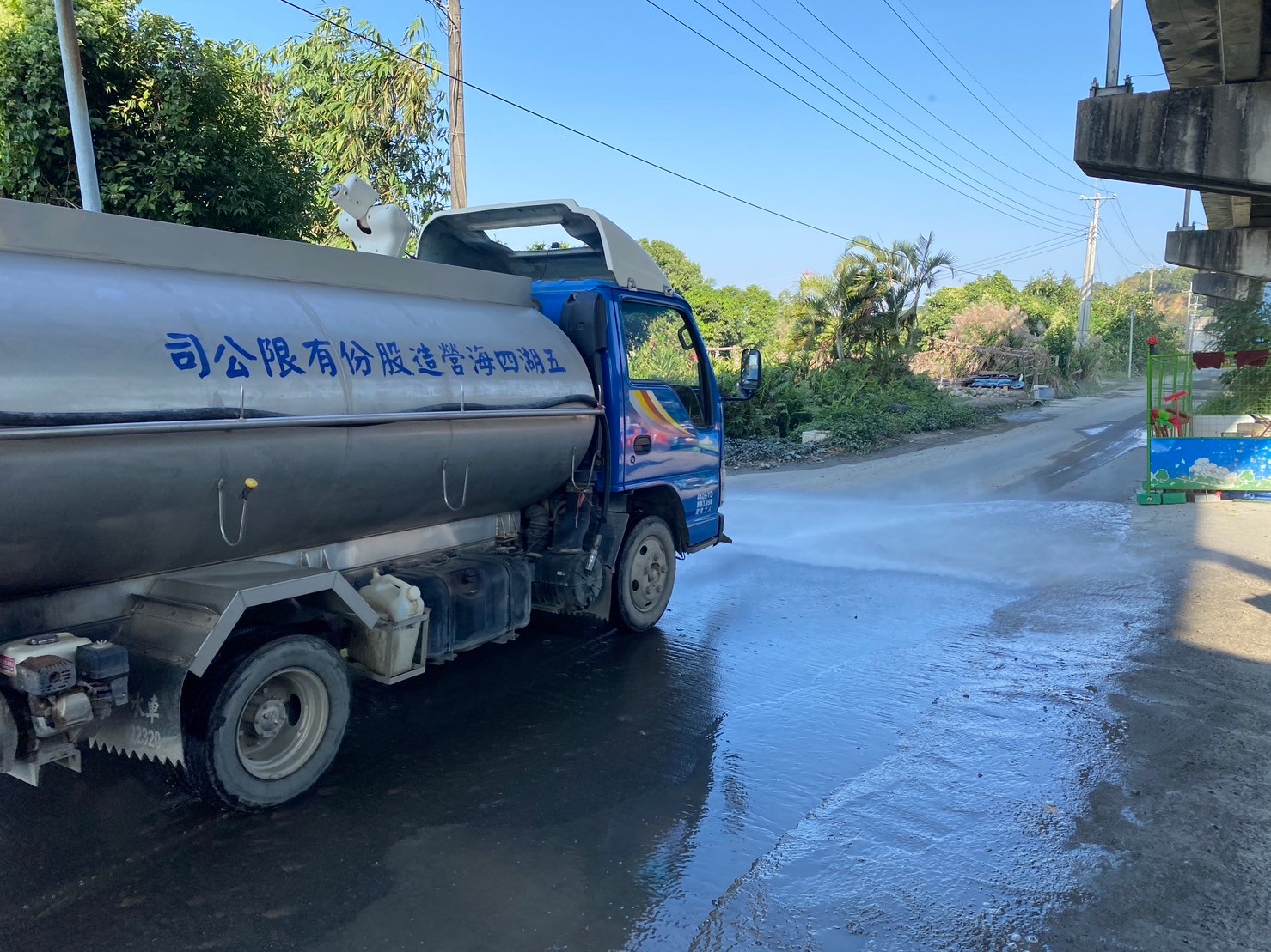 112年11月一工區工區周邊道路灑水