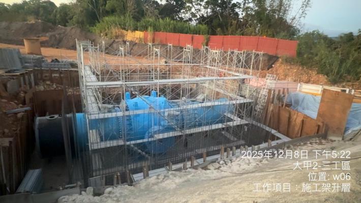 114年12月第三工區W06施工架昇層組立