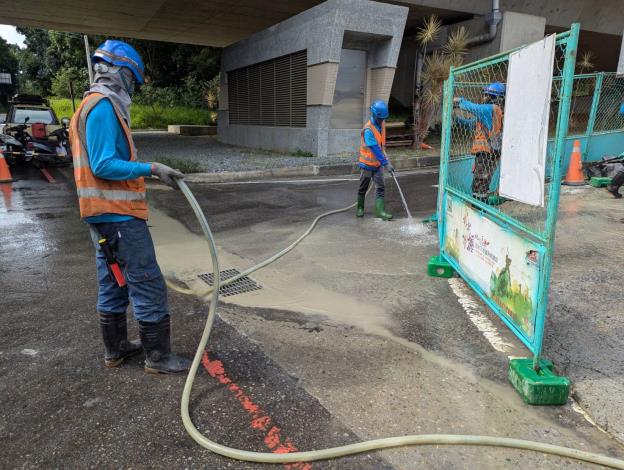 114年8月到達井工區地面清潔