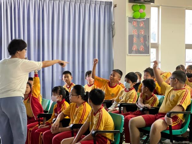 安甲小知識互動問答 學生熱烈回應