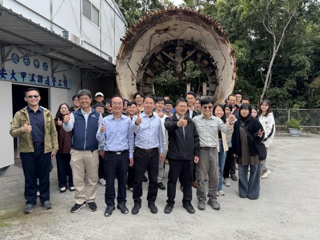 中水分署江俊生副分署長及工務科鄭科長進卿帶隊參訪