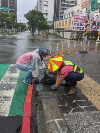 桃園市桃園區中成里_凱米颱風災中應變