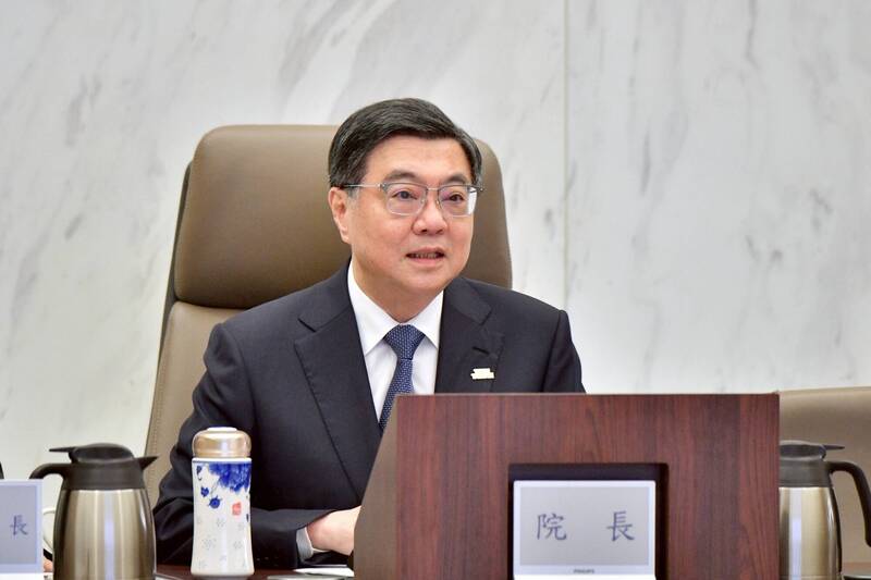 行政院長卓榮泰今日聽取汛期防汛整備工作報告。.jpg