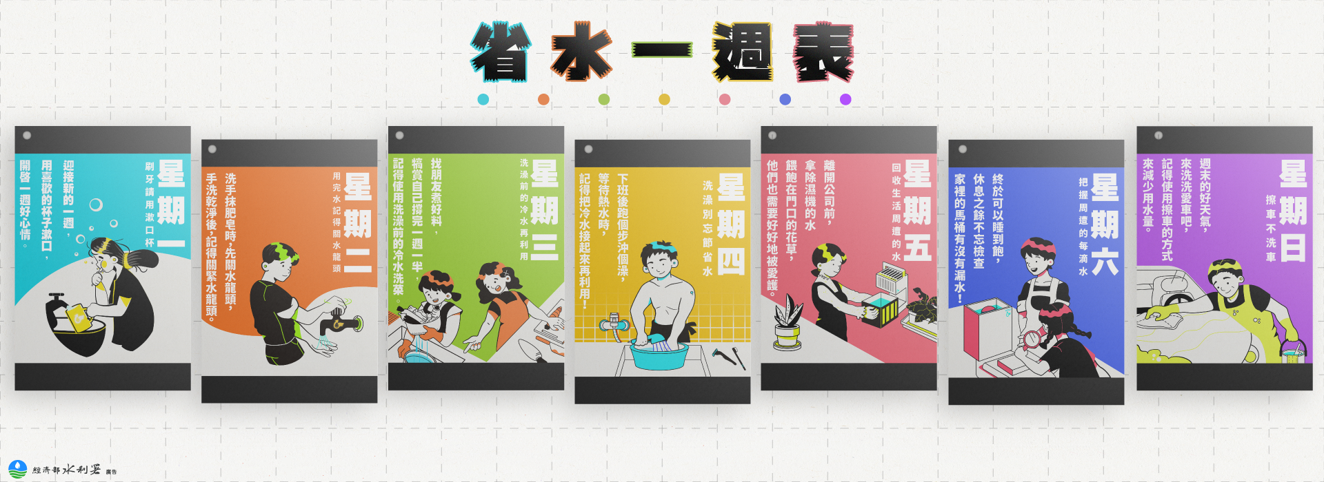省水一週表
