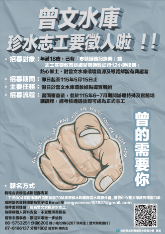 115志工招募海報