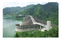 興建過程-水庫完工蓄水動圖展示