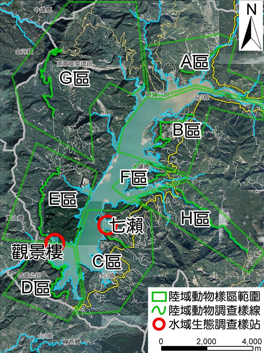 調查樣區示意