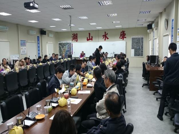 來賓提問湖山水庫安全維護相關問題