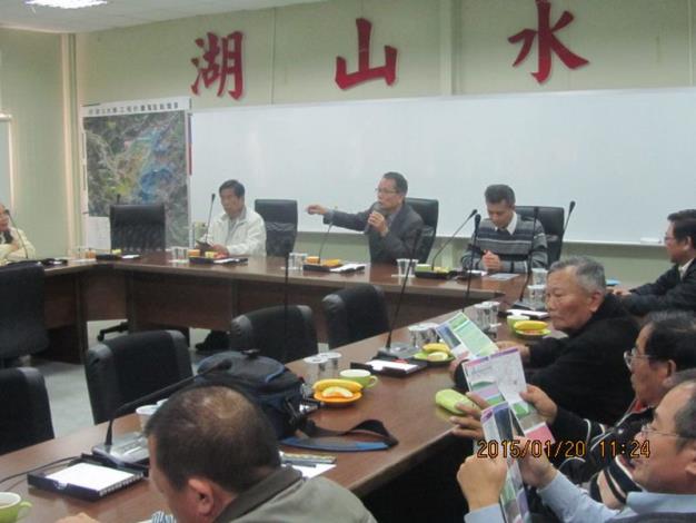 鍾局長答覆來賓提問有關湖山水庫等問題