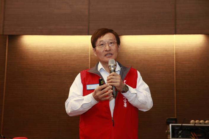 湖管中心李炎任主任進行減碳績優經驗分享